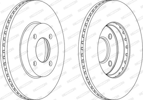 Ferodo DDF2068C - Brake Disc autospares.lv