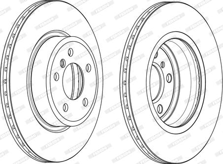 Ferodo DDF2039C - Brake Disc autospares.lv