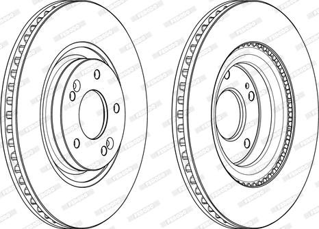 Ferodo DDF2199C - Brake Disc autospares.lv