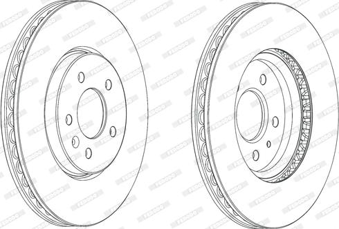 Ferodo DDF2191C - Brake Disc autospares.lv