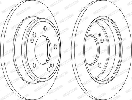 Ferodo DDF2193C - Brake Disc autospares.lv