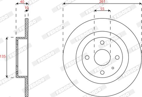 Ferodo DDF2162 - Brake Disc autospares.lv