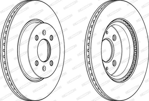 Ferodo DDF2186C - Brake Disc autospares.lv