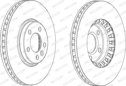 Ferodo DDF2182C - Brake Disc autospares.lv