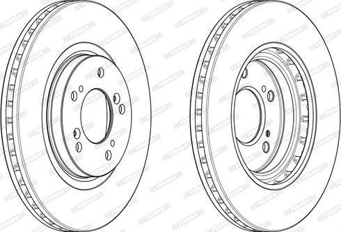 Ferodo DDF2175 - Brake Disc autospares.lv