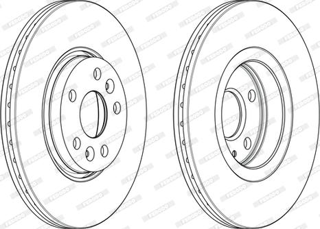 Ferodo DDF2266 - Brake Disc autospares.lv