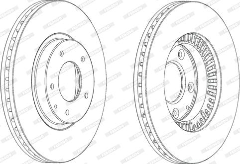 Ferodo DDF2262C - Brake Disc autospares.lv