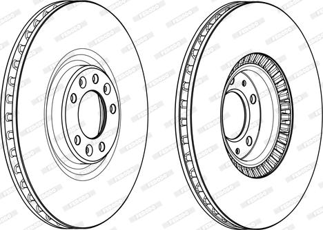 Ferodo DDF2234C - Brake Disc autospares.lv