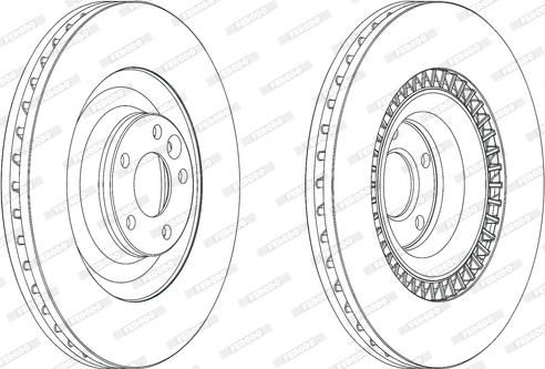 Ferodo DDF2222C - Brake Disc autospares.lv