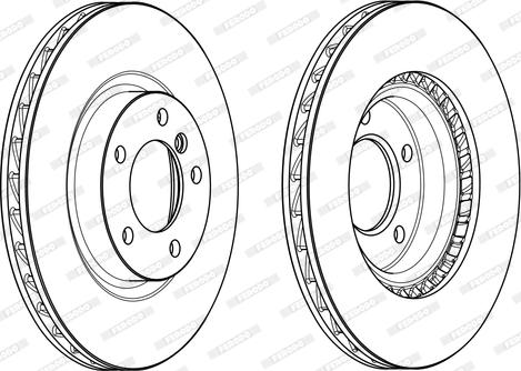 Ferodo DDF773 - Brake Disc autospares.lv