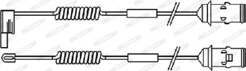 Ferodo FAI110 - Warning Contact, brake pad wear autospares.lv