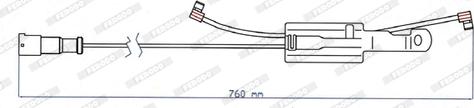 Ferodo FAI178 - Warning Contact, brake pad wear autospares.lv