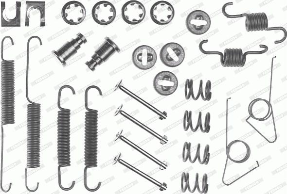 Ferodo FBA106 - Accessory Kit, brake shoes autospares.lv