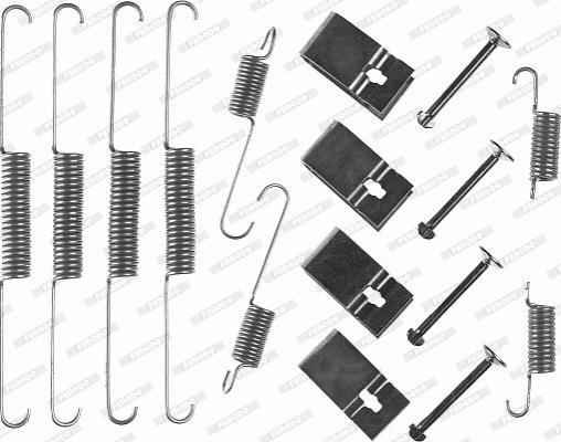 Ferodo FBA183 - Accessory Kit, brake shoes autospares.lv