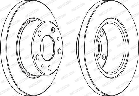 Ferodo FCR194A - Brake Disc autospares.lv