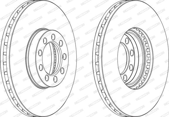 Ferodo FCR329A - Brake Disc autospares.lv