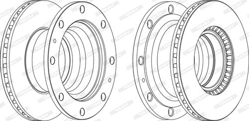 Ferodo FCR231A - Brake Disc autospares.lv