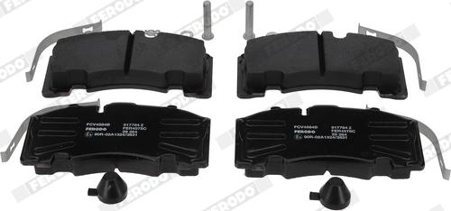 Ferodo FCV4584B - Brake Pad Set, disc brake autospares.lv