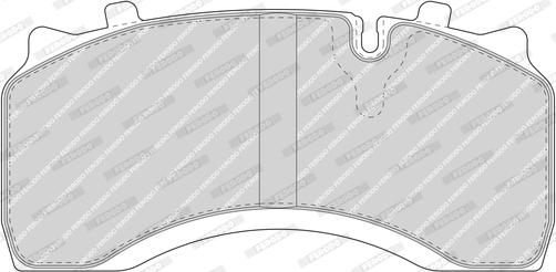 Ferodo FCV1389 - Brake Pad Set, disc brake autospares.lv