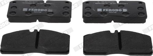 Ferodo FCV733 - Brake Pad Set, disc brake autospares.lv