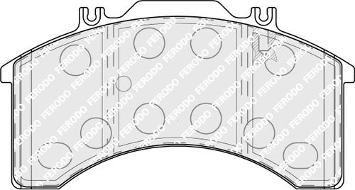 Ferodo FCV770 - Brake Pad Set, disc brake autospares.lv
