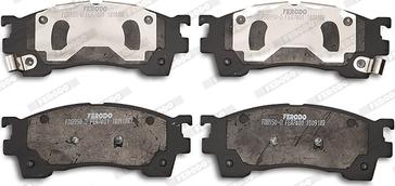 Ferodo FDB950-D - Brake Pad Set, disc brake autospares.lv