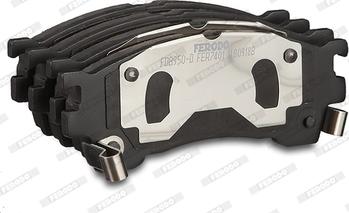Ferodo FDB950-D - Brake Pad Set, disc brake autospares.lv