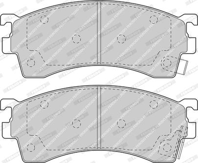 Ferodo FDB950-D - Brake Pad Set, disc brake autospares.lv