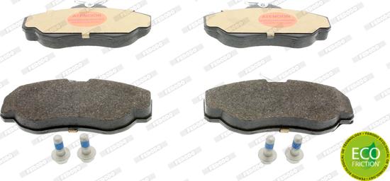 Ferodo FDB980 - Brake Pad Set, disc brake autospares.lv