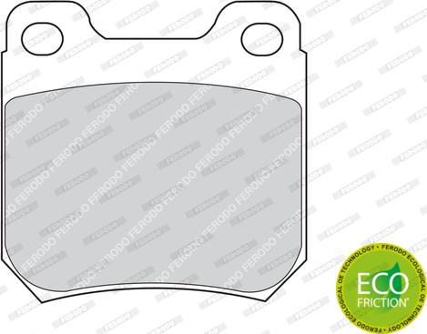 Ferodo FDB973 - Brake Pad Set, disc brake autospares.lv