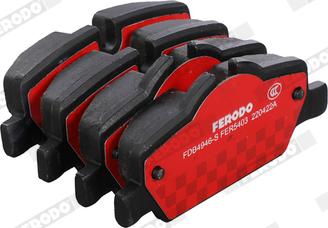 Ferodo FDB4946-S - Brake Pad Set, disc brake autospares.lv