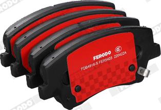 Ferodo FDB4916-S - Brake Pad Set, disc brake autospares.lv