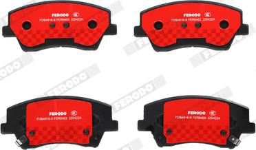 Ferodo FDB4916-S - Brake Pad Set, disc brake autospares.lv