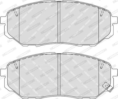 Ferodo FDB4983-D - Brake Pad Set, disc brake autospares.lv