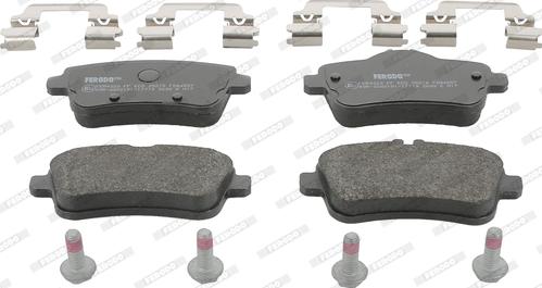 Ferodo FDB4587 - Brake Pad Set, disc brake autospares.lv