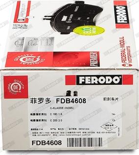 Ferodo FDB4608 - Brake Pad Set, disc brake autospares.lv