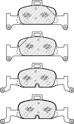 Ferodo FDB4616 - Brake Pad Set, disc brake autospares.lv