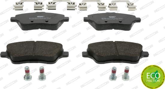 Ferodo FDB4612 - Brake Pad Set, disc brake autospares.lv