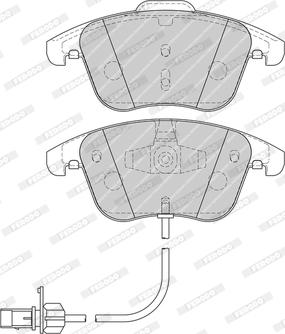 Ferodo FDB4045-D - Brake Pad Set, disc brake autospares.lv