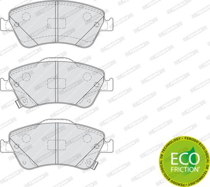 Ferodo FDB4046 - Brake Pad Set, disc brake autospares.lv