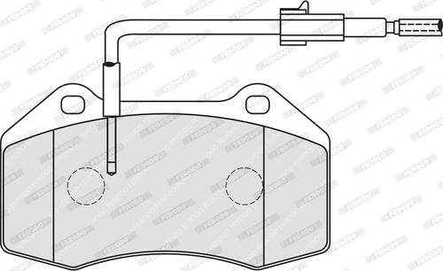 Ferodo FDB4040 - Brake Pad Set, disc brake autospares.lv