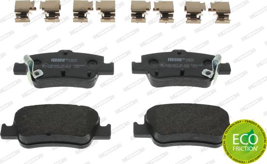 Ferodo FDB4048 - Brake Pad Set, disc brake autospares.lv