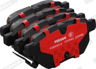 Ferodo FDB4042-S - Brake Pad Set, disc brake autospares.lv
