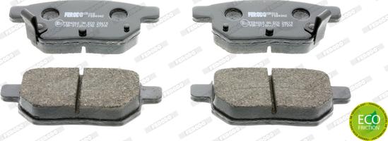 Ferodo FDB4042 - Brake Pad Set, disc brake autospares.lv