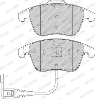 Ferodo FDB4057-D - Brake Pad Set, disc brake autospares.lv