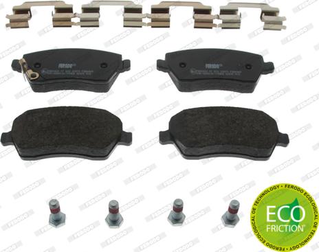 Ferodo FDB4069 - Brake Pad Set, disc brake autospares.lv