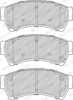 Ferodo FDB4062-D - Brake Pad Set, disc brake autospares.lv