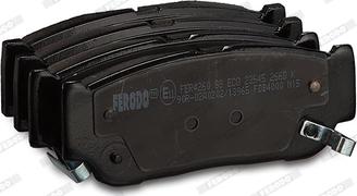 Ferodo FDB4000 - Brake Pad Set, disc brake autospares.lv