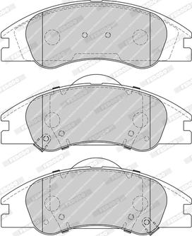 Ferodo FDB4014-D - Brake Pad Set, disc brake autospares.lv