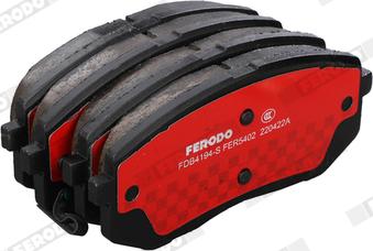 Ferodo FDB4194-S - Brake Pad Set, disc brake autospares.lv